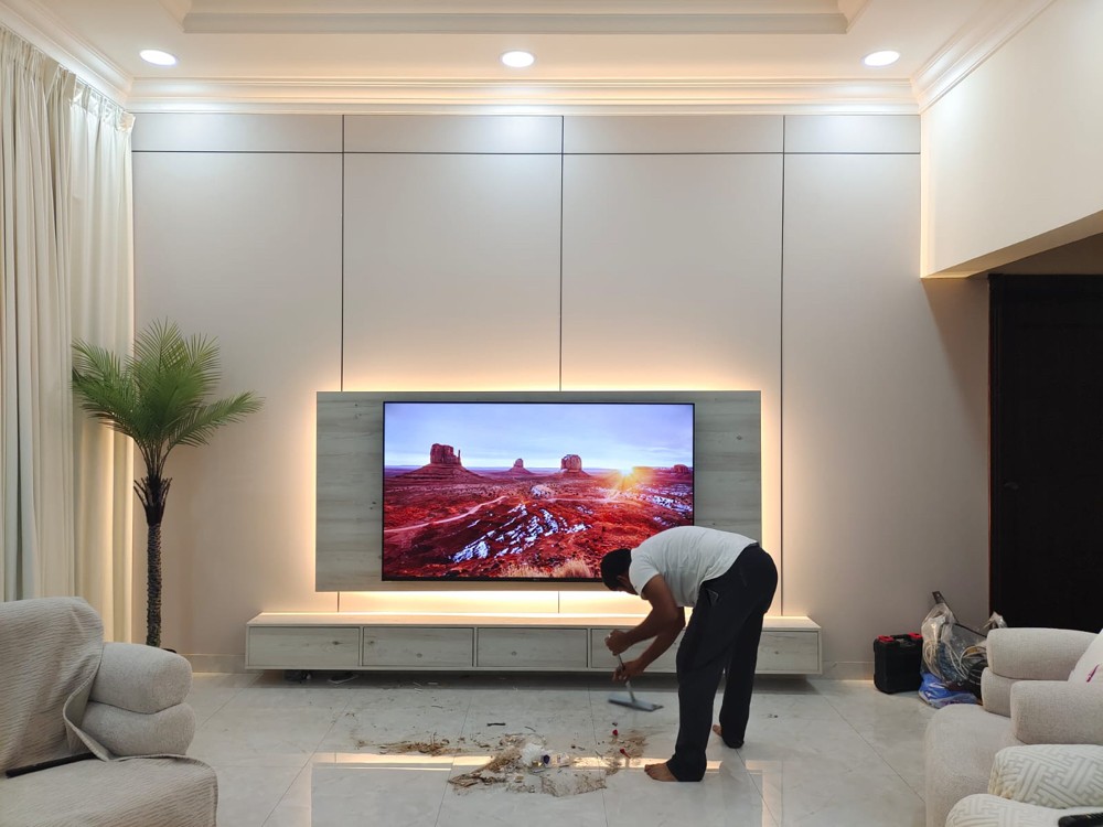 Wall Design For TV - 3