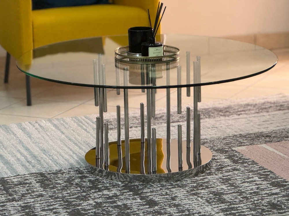 Glass Coffee Table - 1