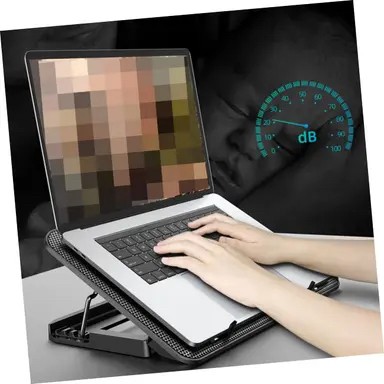 Cooling Laptop Holder ( Black ) - 5