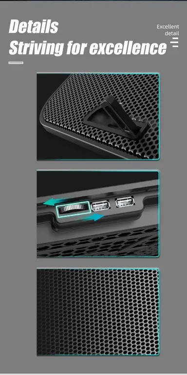 Cooling Laptop Holder ( Black ) - 6