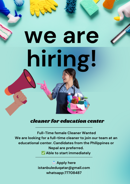 female cleaner wanted - 2