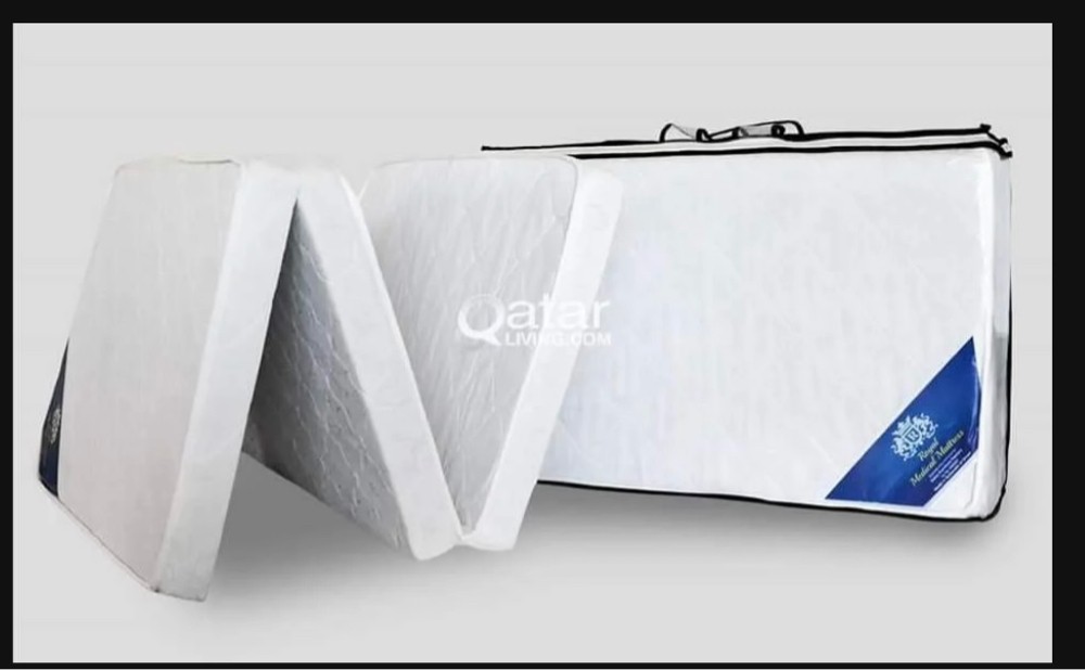 folding bed with mattress  - 2