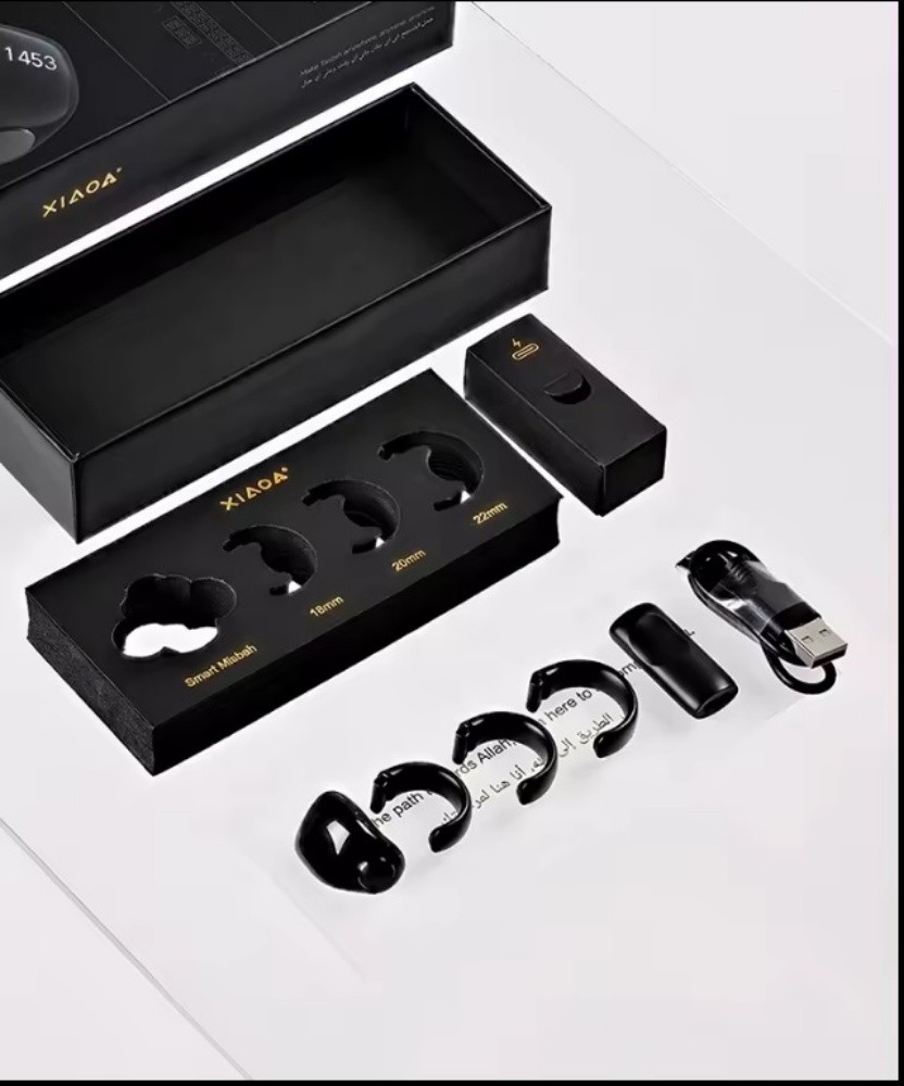 3 In 1 Smart Tasbih Ring Black - 2