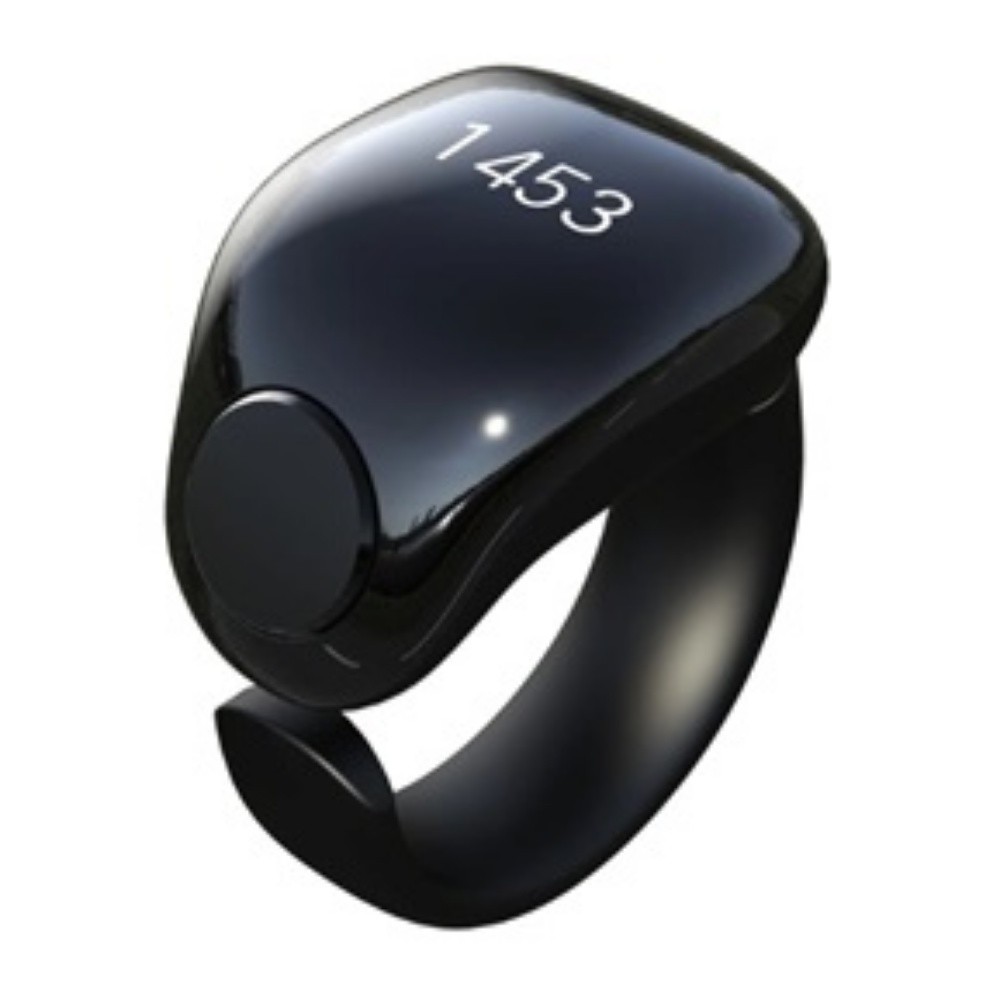 3 In 1 Smart Tasbih Ring Black - 1