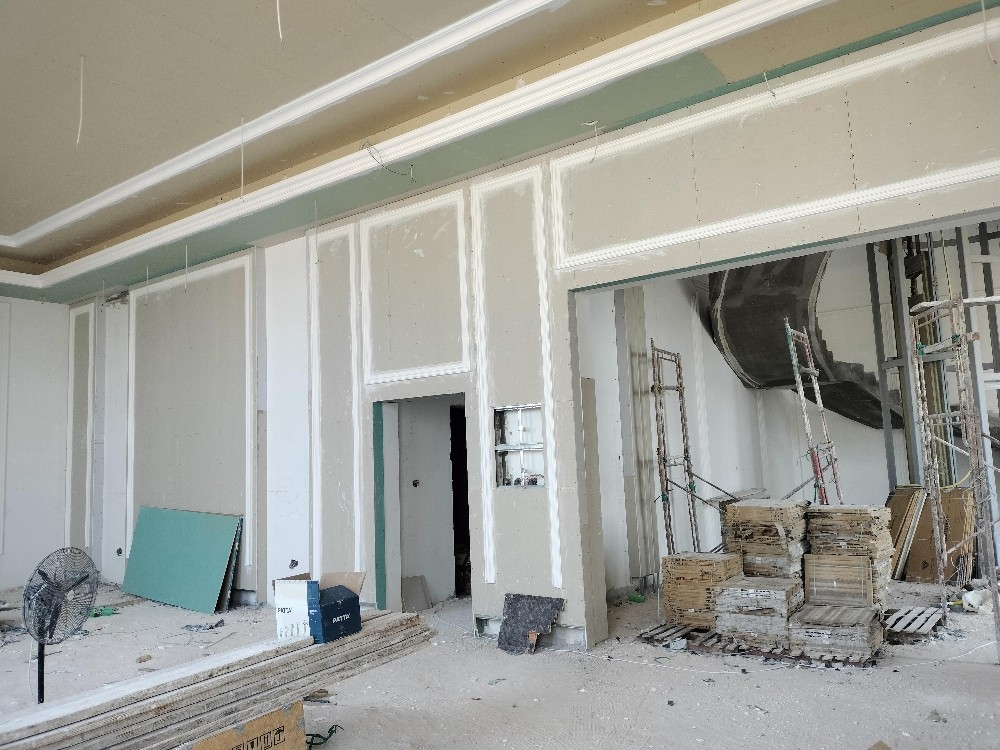 any gypsum and painting wark - 4