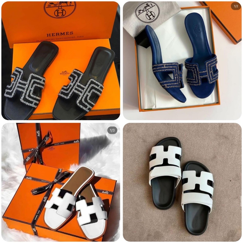 Hermes slipper available - 11