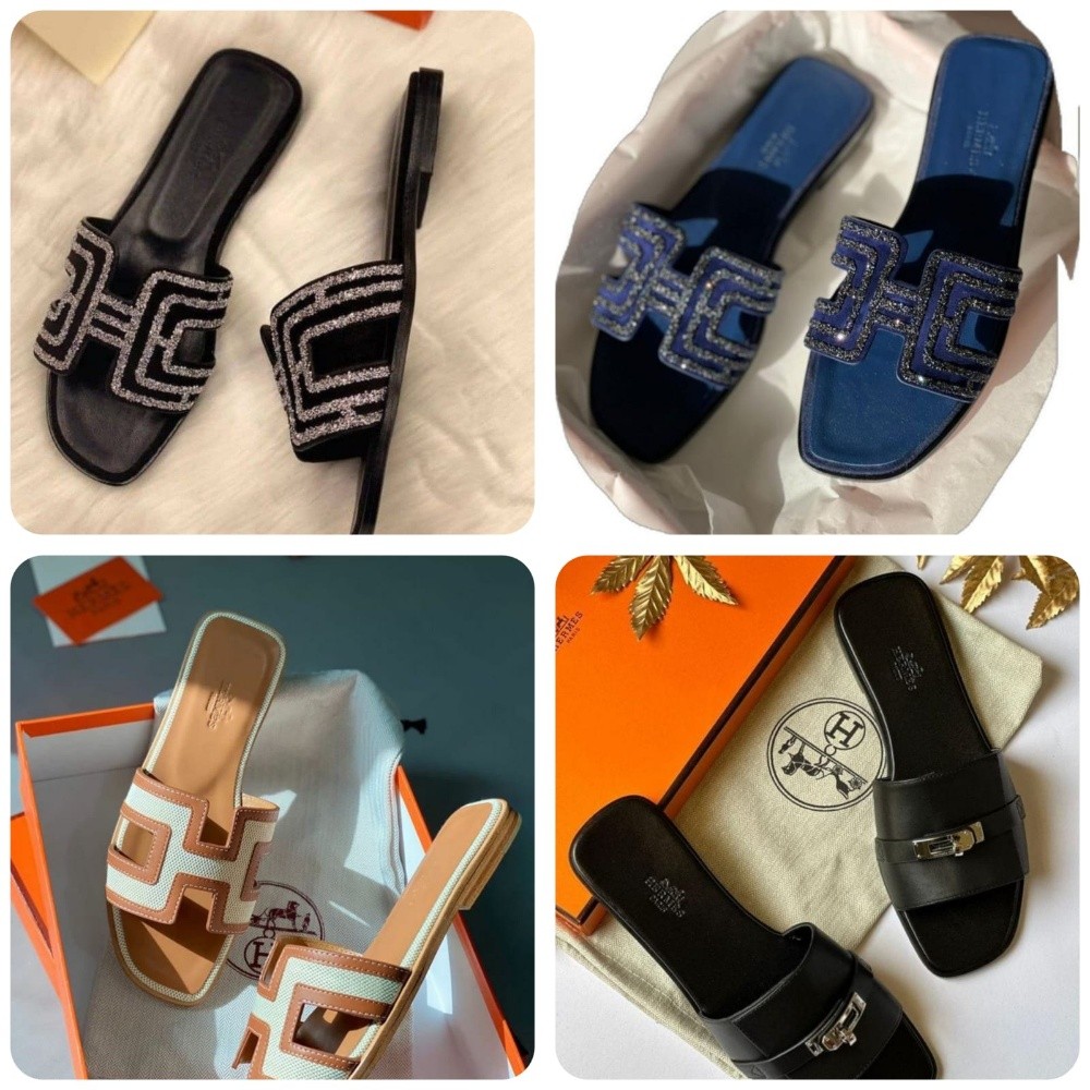 Hermes slipper available - 3