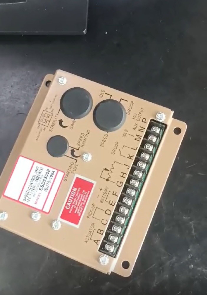 Generator speed control module - 2