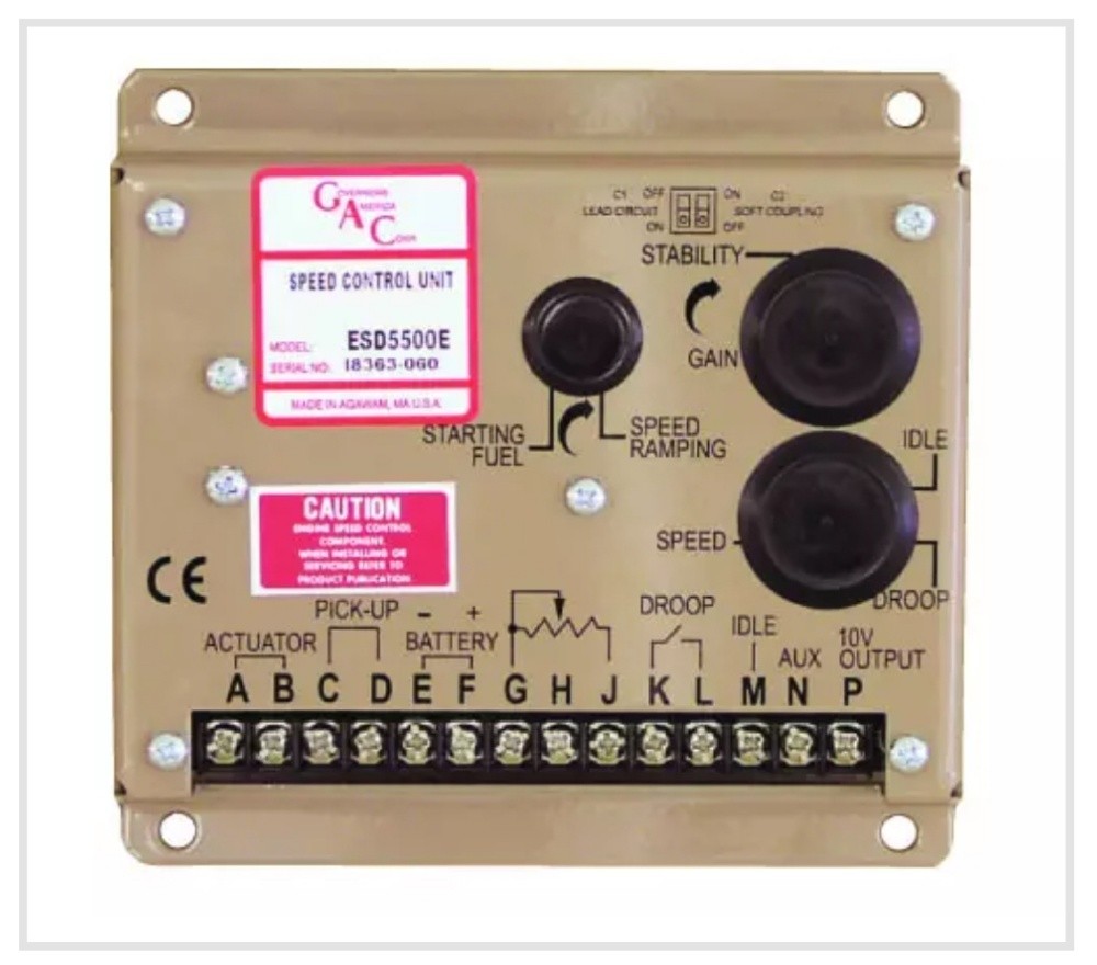 Generator speed control module - 1