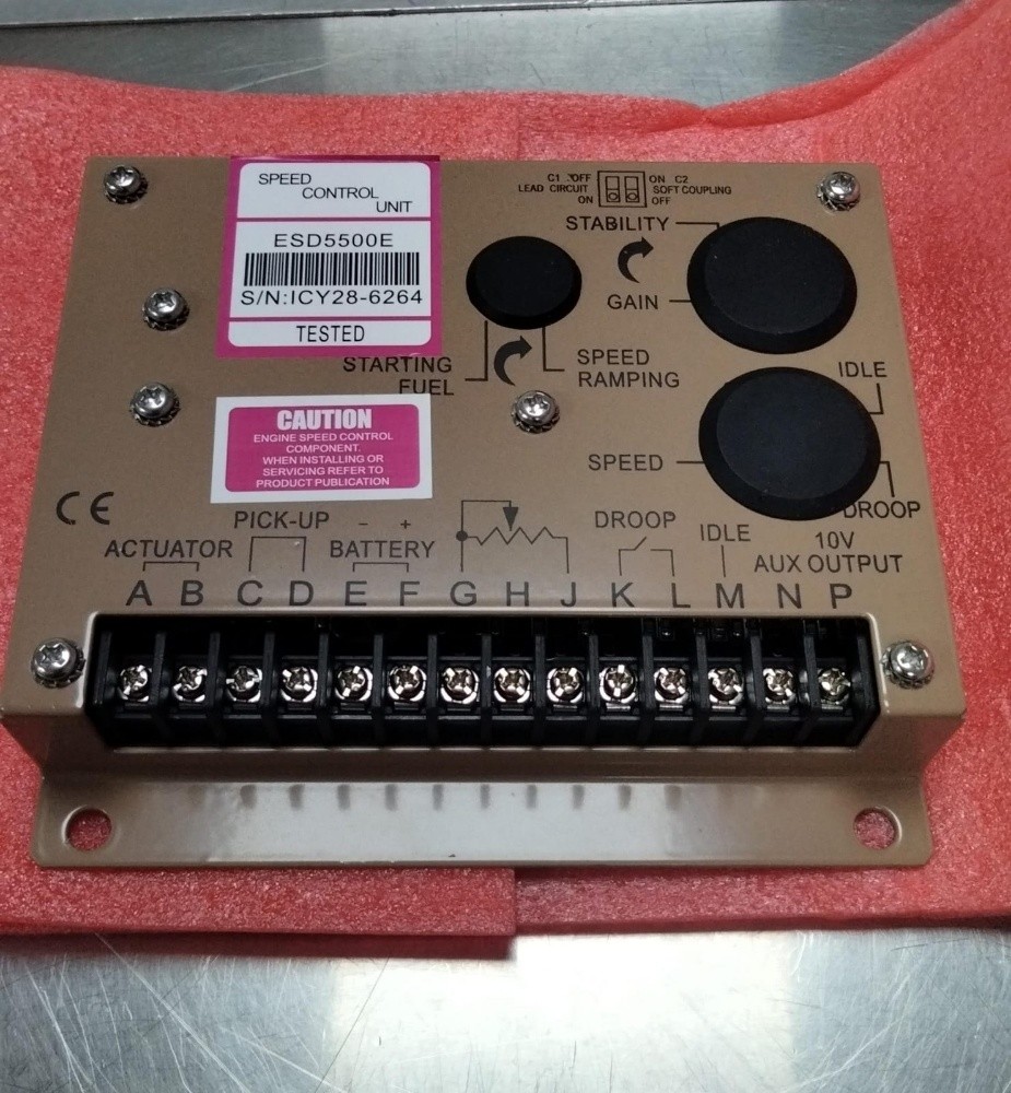 Generator speed control module - 3