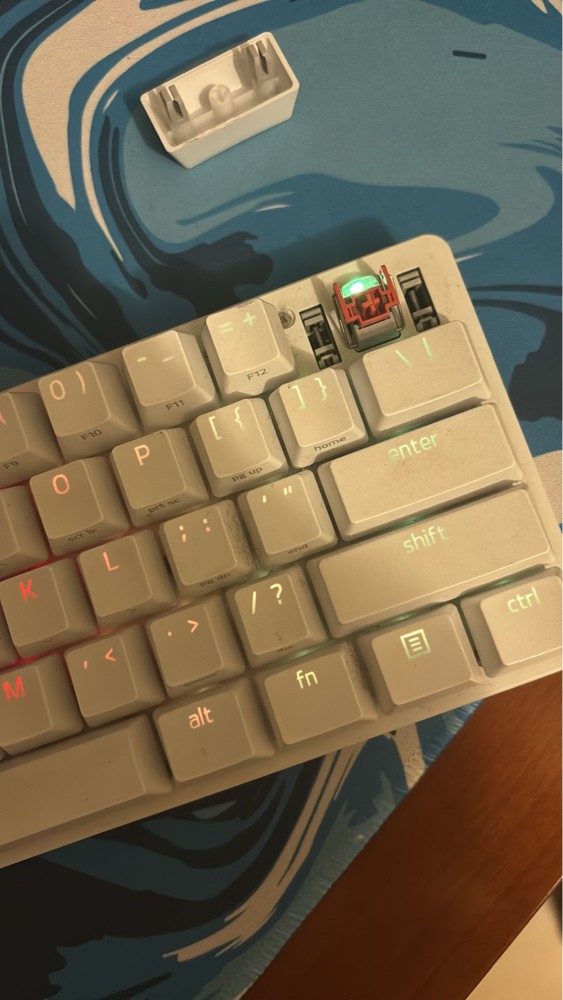 razer huntsman mini white - 3