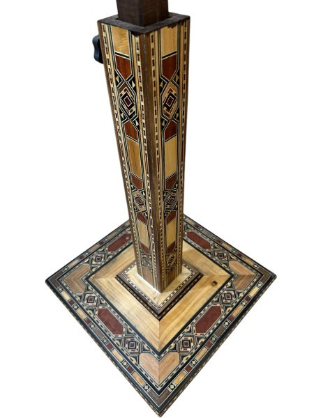 WoodenQuran Stand ArabesqueDesign - 4