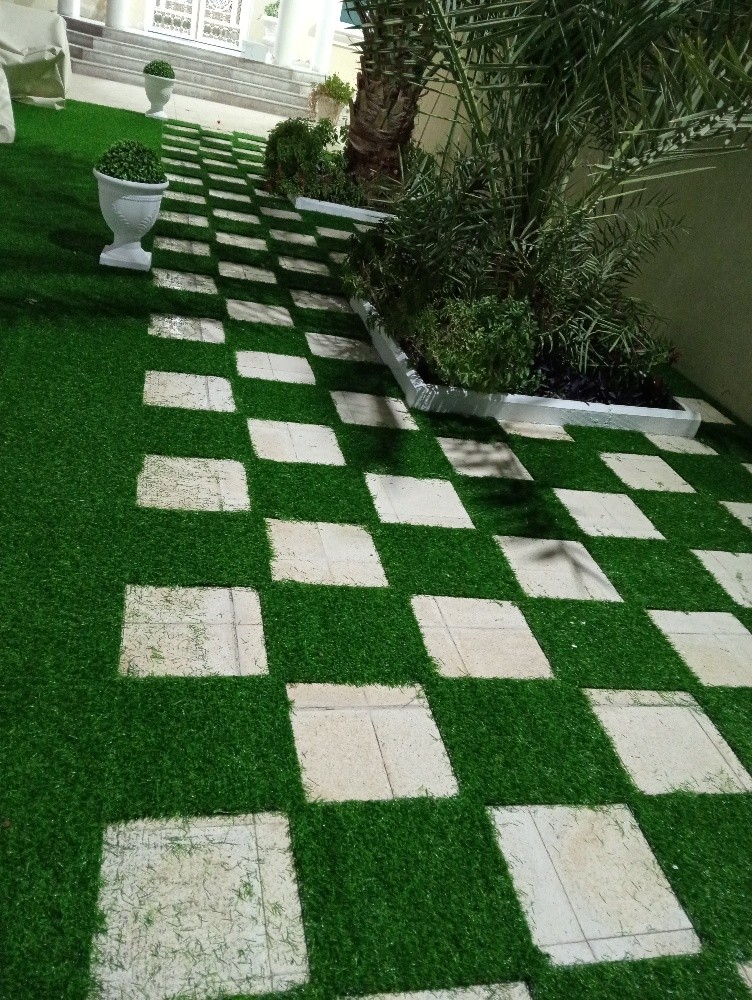 Artificial grass with decorated - 11