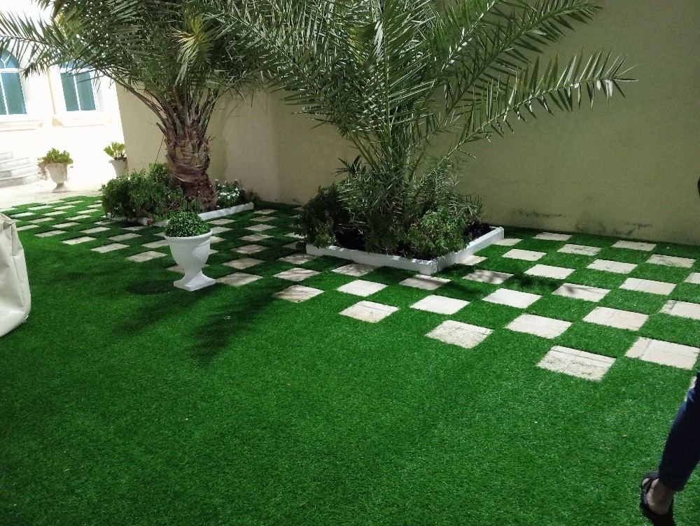 Artificial grass with decorated - 2