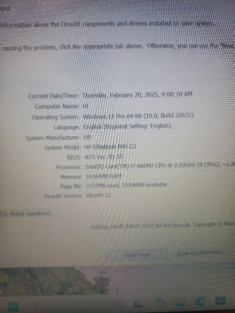 HP EliteBook Core i7 840 G3 - 1