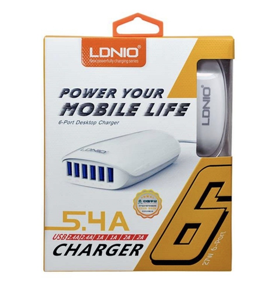 6 port USB charger/adapter - 20qr - 1