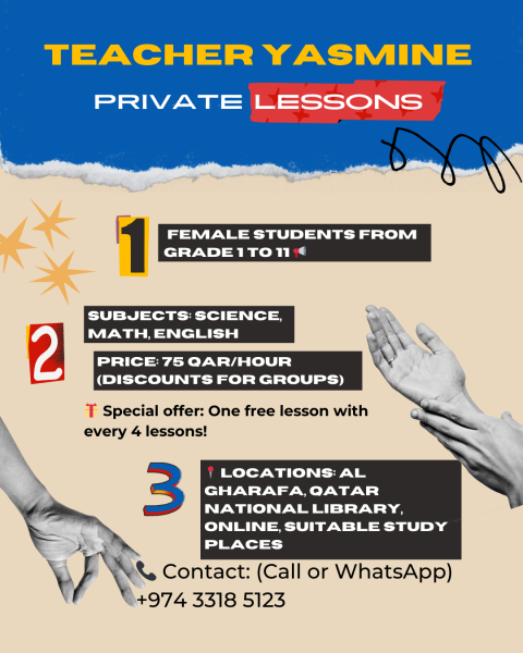Private lessons, female students - 2