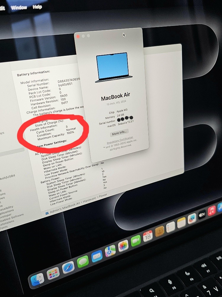 24/512Gb 15" Macbook Air M3 MdN - 5
