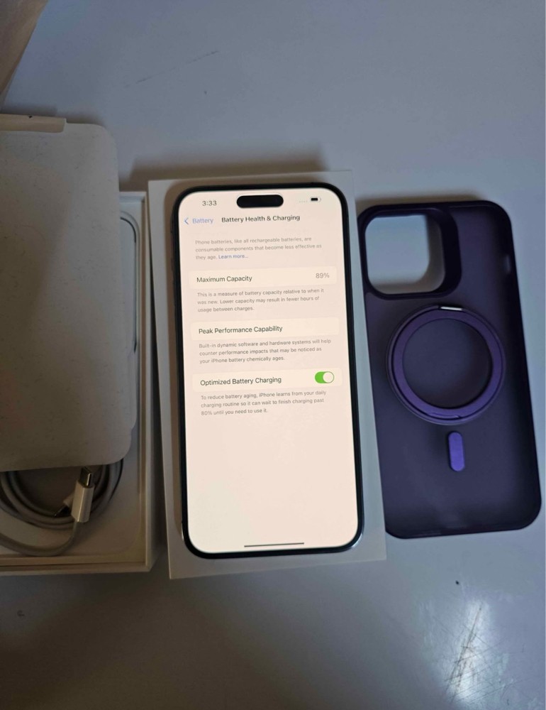 i phon 14 pro max 128gb  - 4