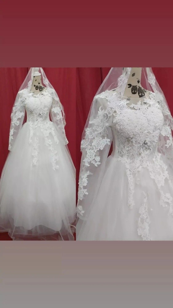 Brand new wedding dress for rent - 3