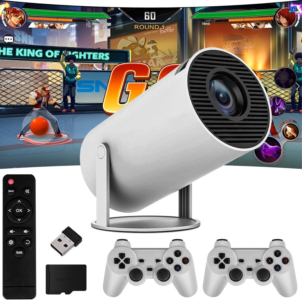 JY320 Plus 4K Game Projector with - 4
