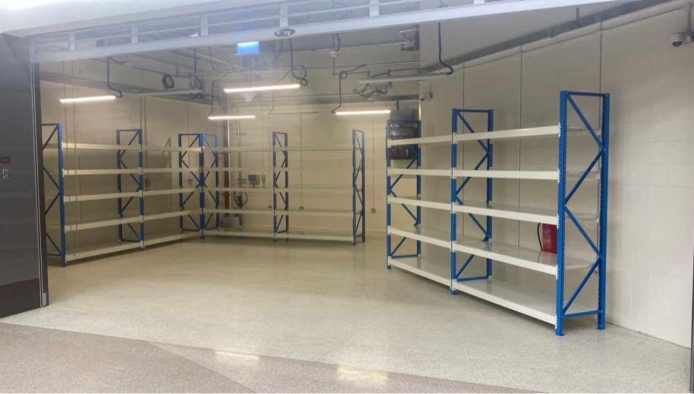 shelves for storage  - 2