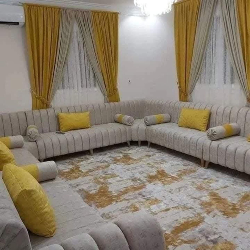 curtains and sofa - 6