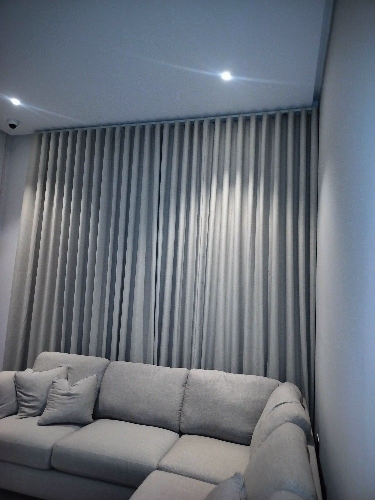 curtains and sofa - 1