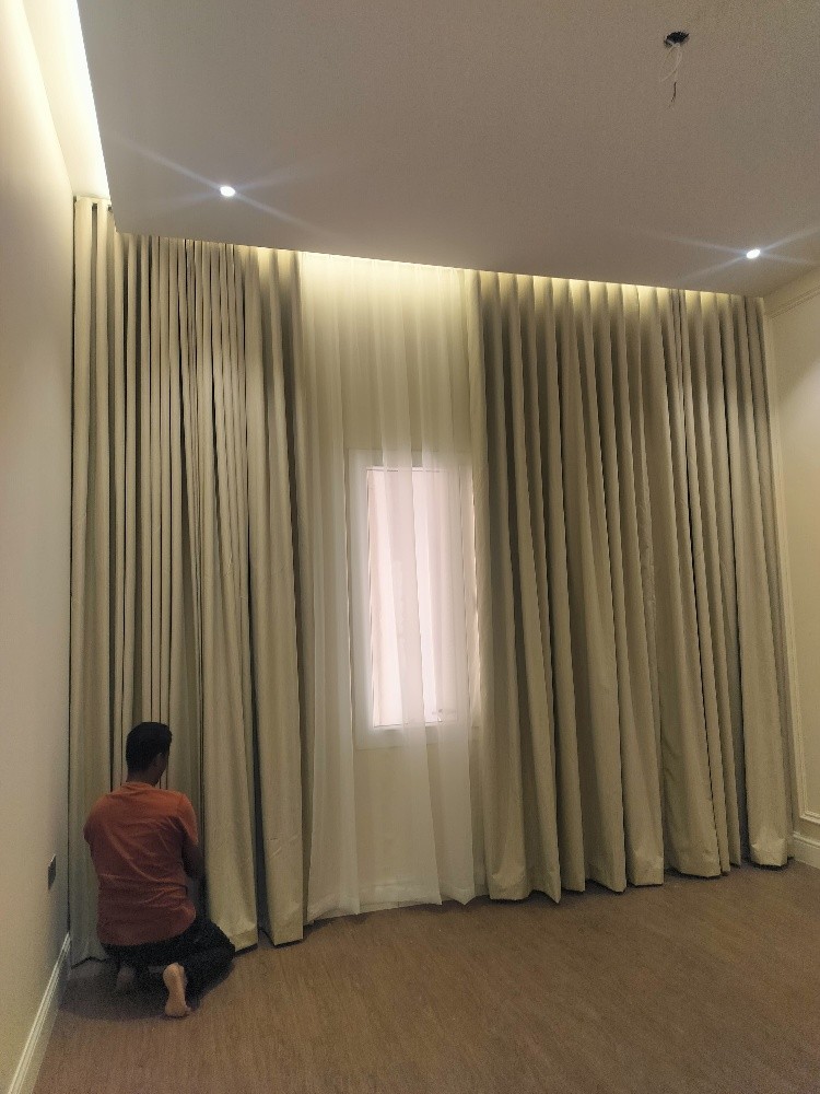 curtains and sofa - 14