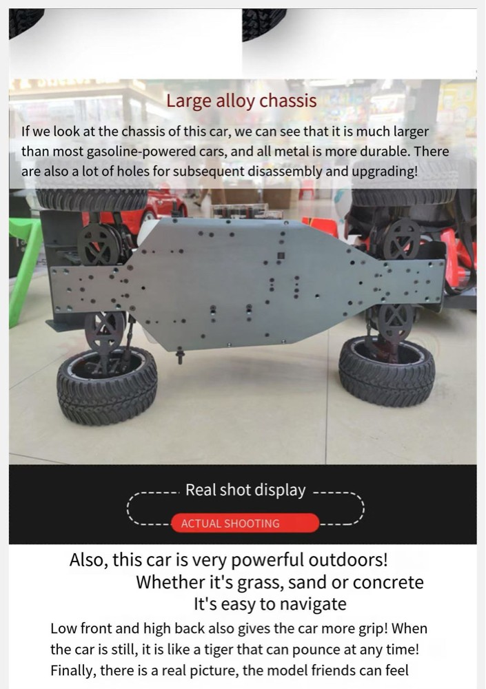 High speed end  remote petrol car - 10