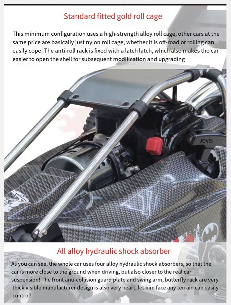 High speed end  remote petrol car - 9
