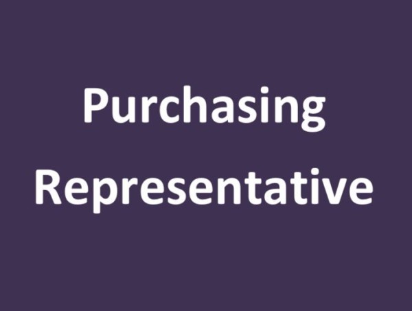 PURCHASING REPRESENTATIVE - 1