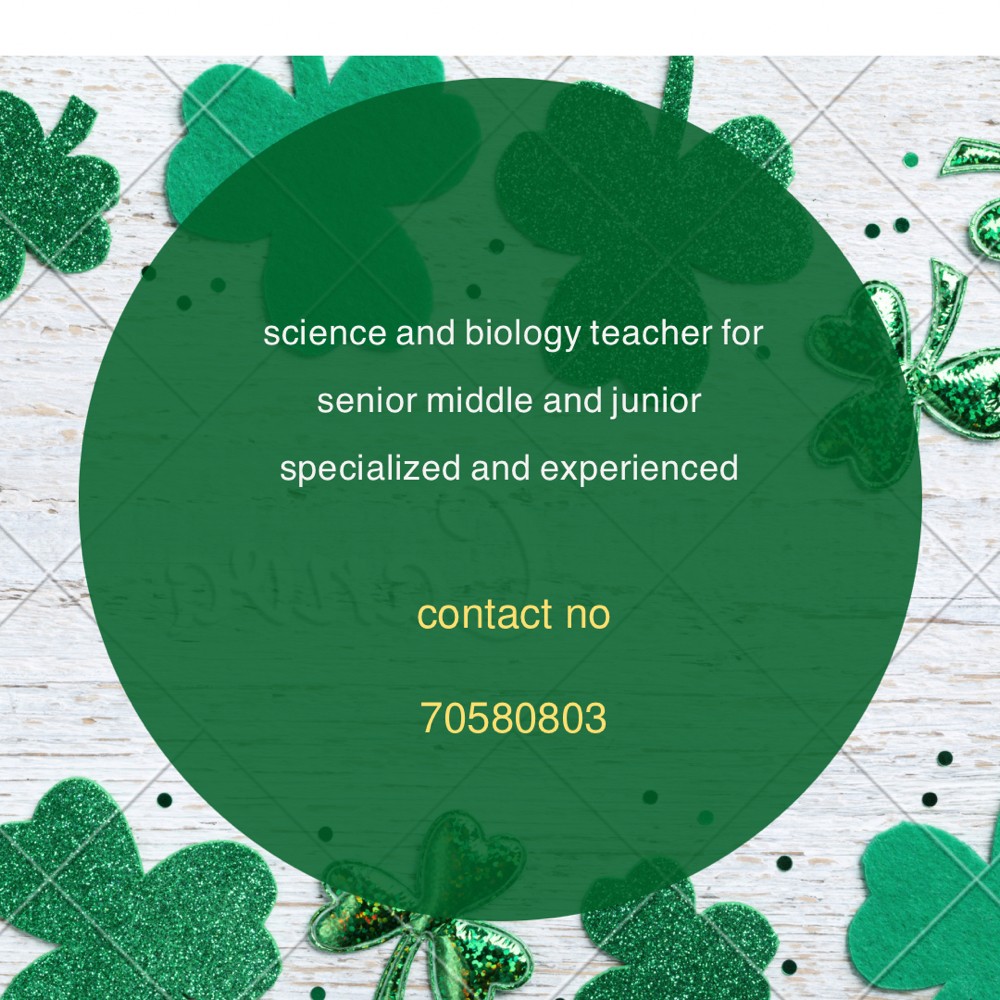 science and biology teacher - 2
