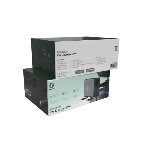 Green Lion Backseat Car Charger - 5