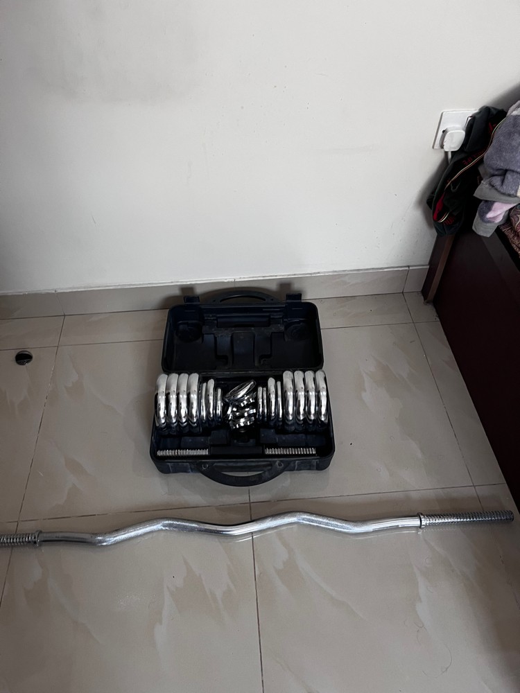 dumbbells and bar - 2