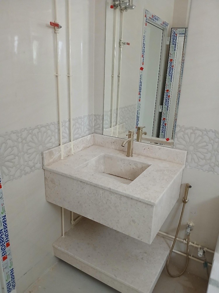 تركيب مغاسل رخام واحواض - 8