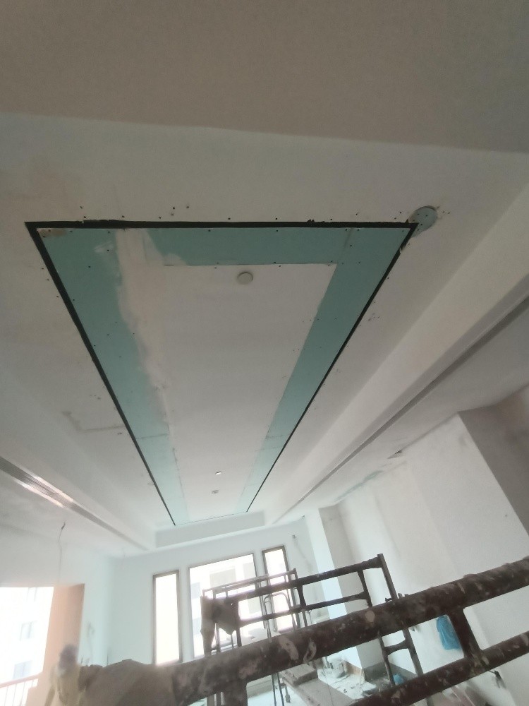 gypsum paint tiles setting - 9