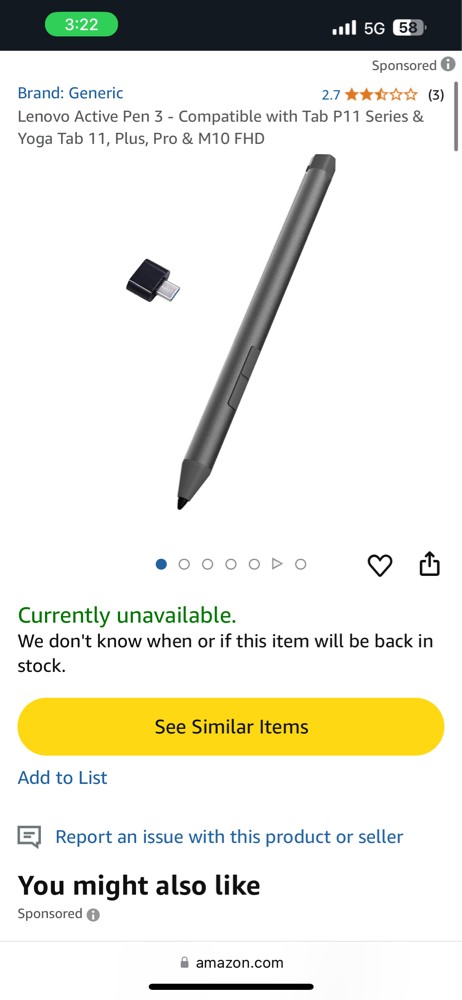 lenovo active pen 3 - 2