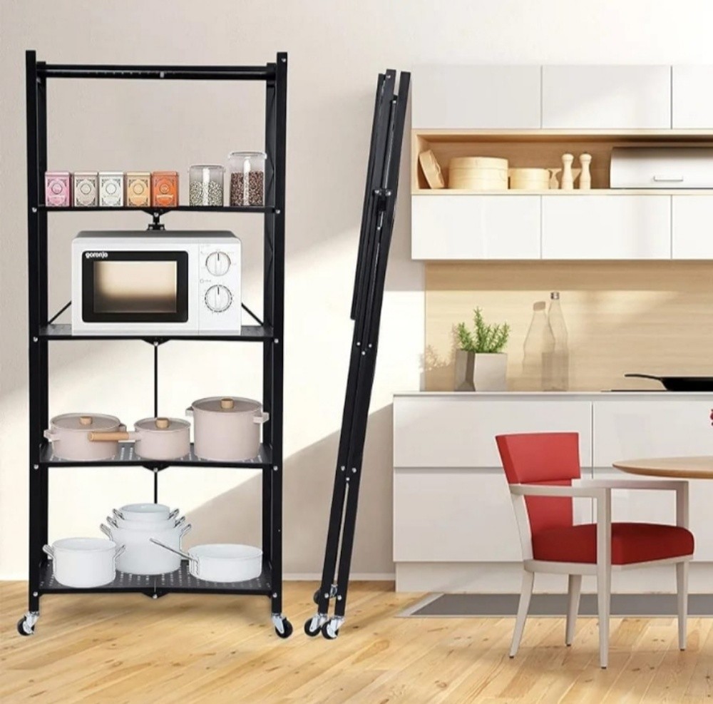 Heavy duty foldable metal rack - 1