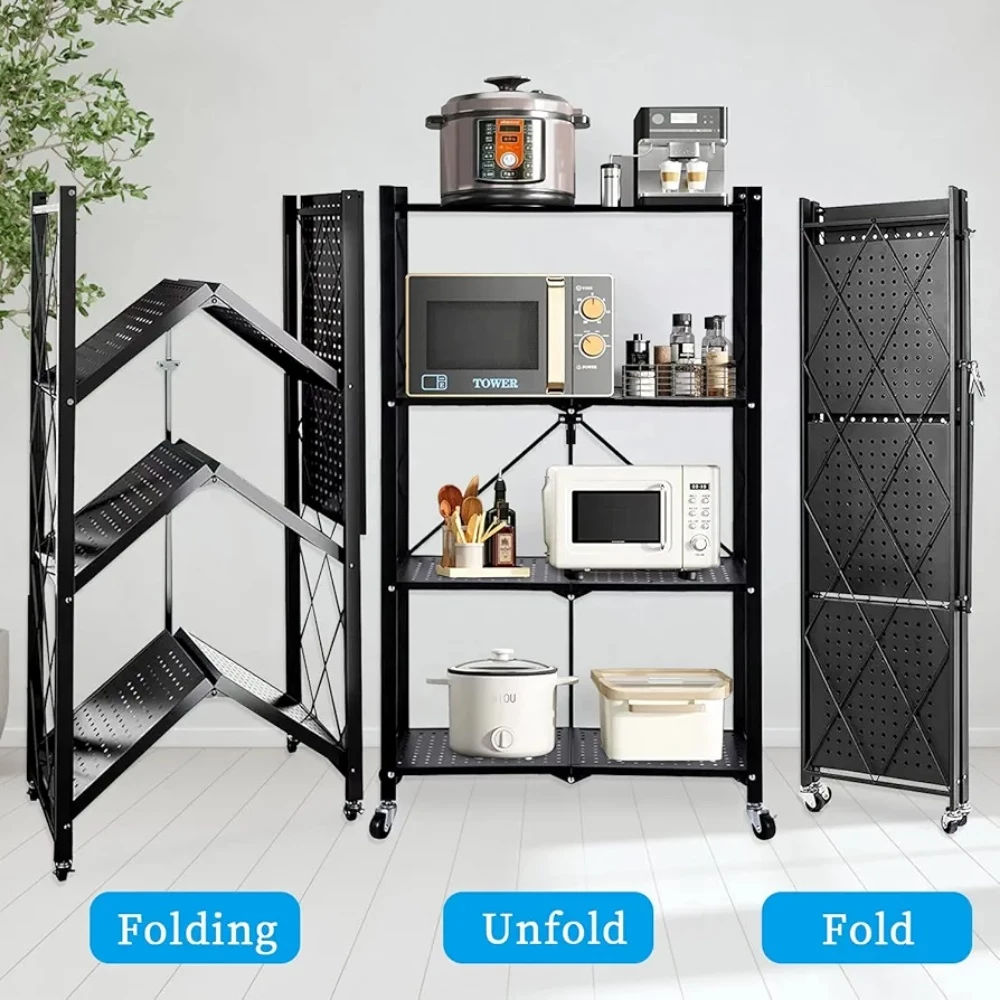 Heavy duty foldable metal rack - 2