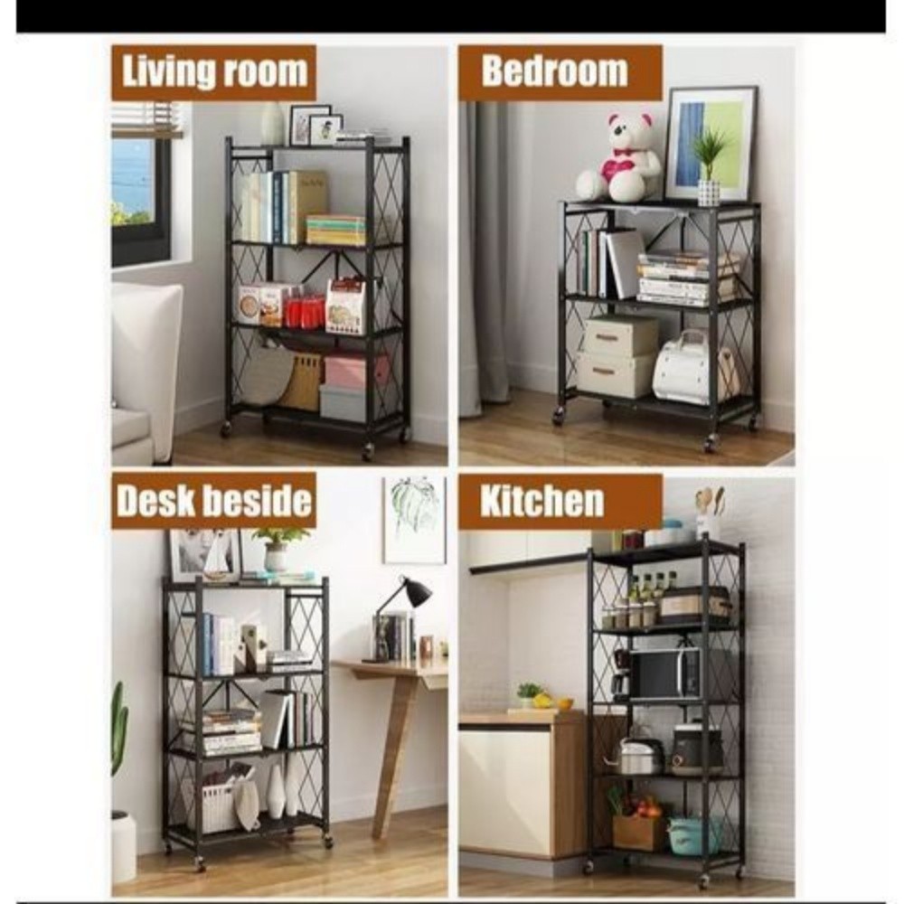 Heavy duty foldable metal rack - 11