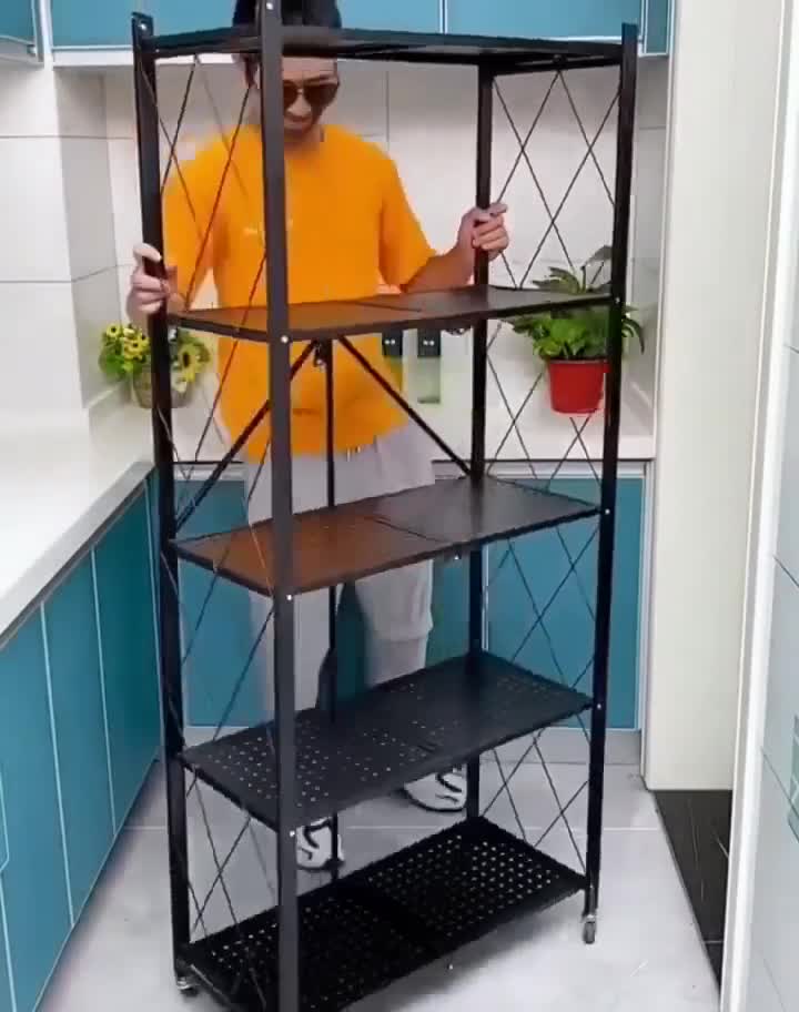 Heavy duty foldable metal rack - 13