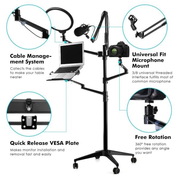 laptop Live Floor Stand Set - 3