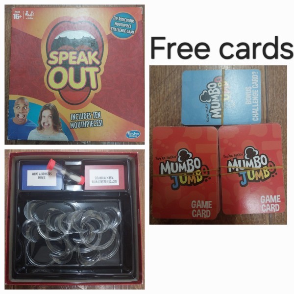 SPEAK OUT CARD GAME - 1
