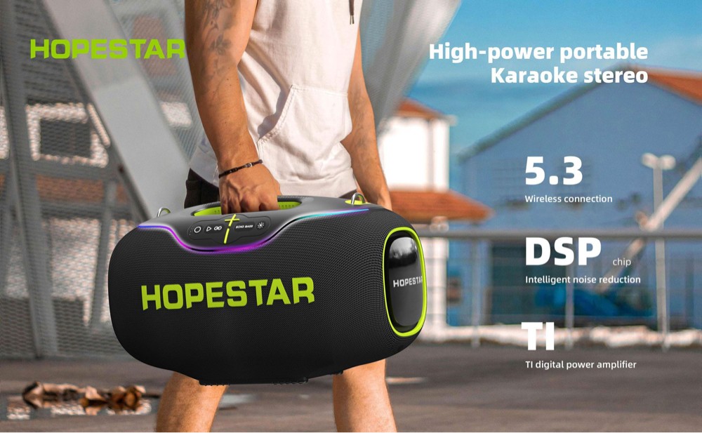 Hopestar A80 portable bluetooth s - 4
