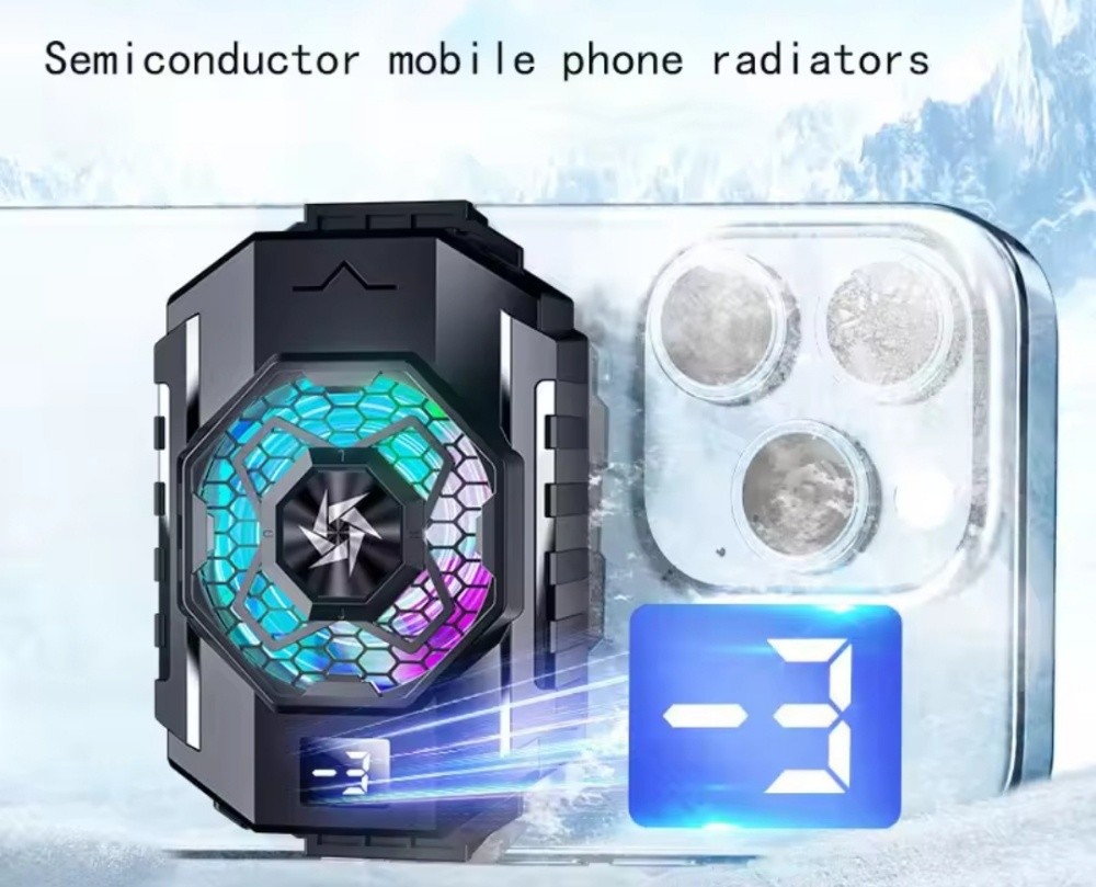 magnetic mobile fan cool gift - 2