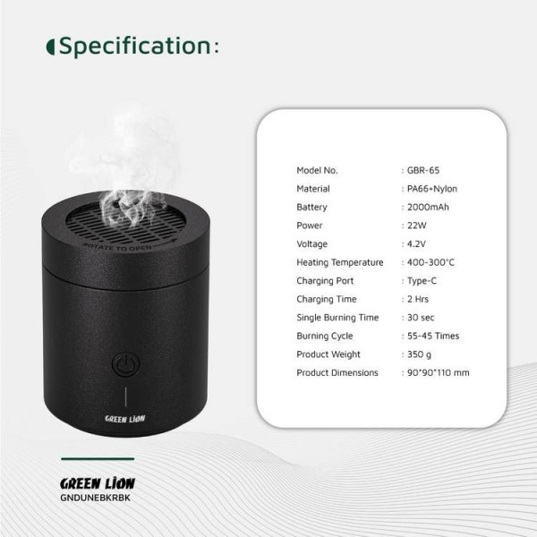Charcoal&Bakhour Incense Burner - 2
