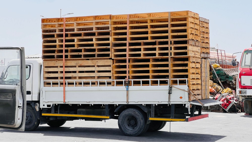 USED WOODEN PALLET - 2