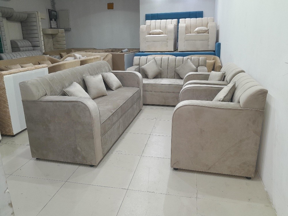 طقم كنب جديد جاهز للبيع - 6