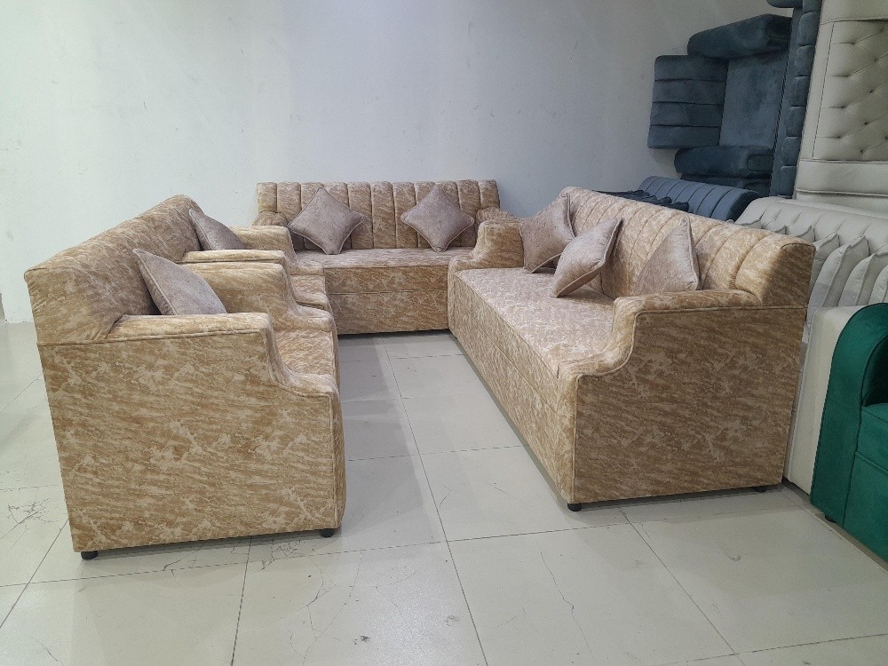 طقم كنب جديد جاهز للبيع - 4